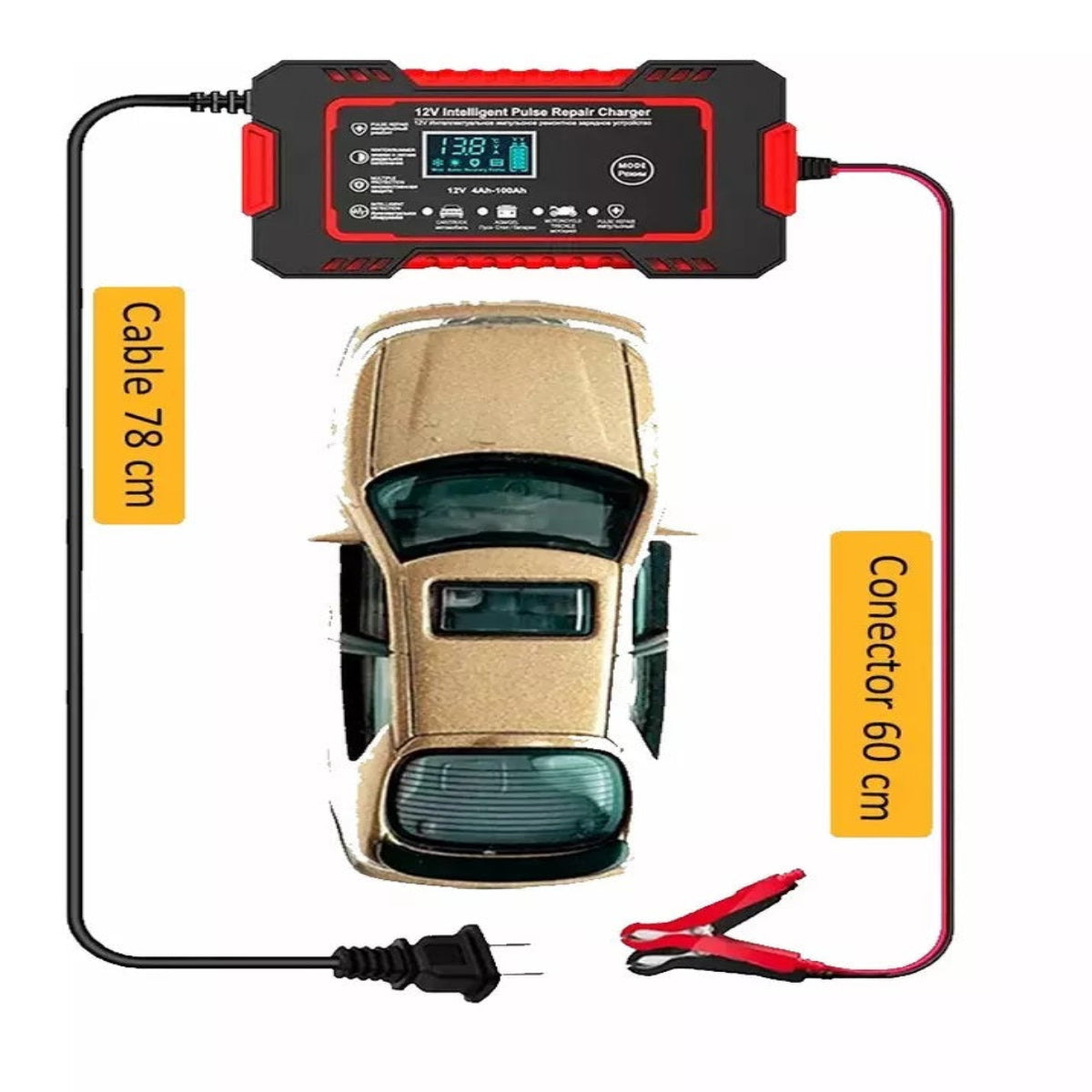 PowerFix™ – Cargador Inteligente y Reparador de Baterías 12V