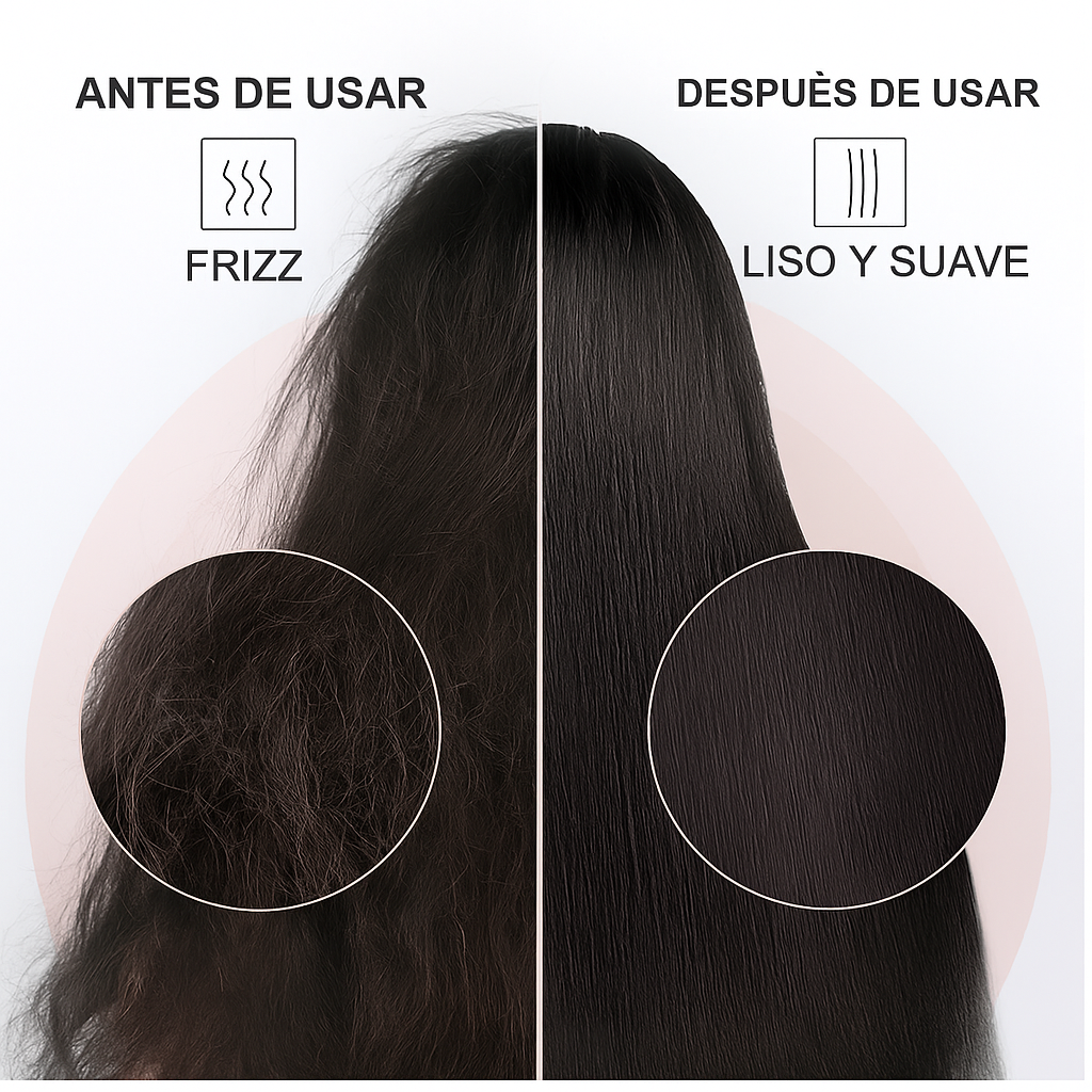 StylePro 2 en 1: Alisa, Moldea y Cuida tu Cabello en Minutos