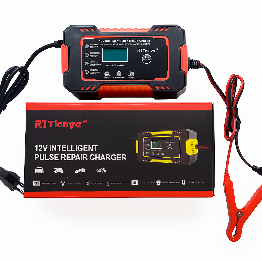 PowerFix™ – Cargador Inteligente y Reparador de Baterías 12V