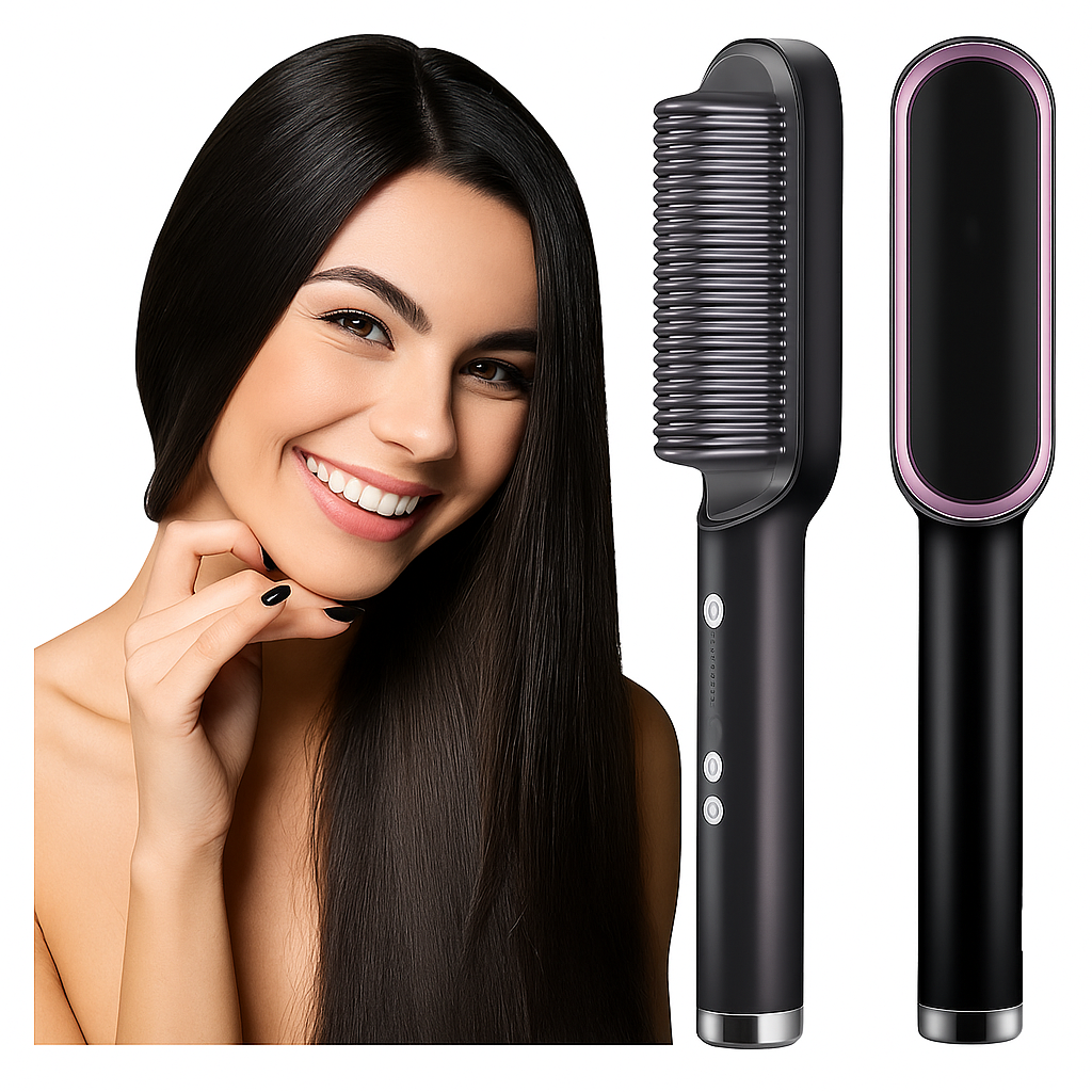 StylePro 2 en 1: Alisa, Moldea y Cuida tu Cabello en Minutos