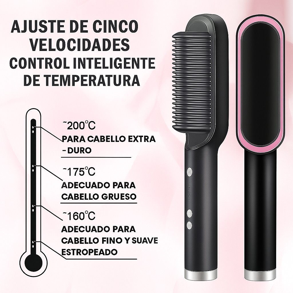 StylePro 2 en 1: Alisa, Moldea y Cuida tu Cabello en Minutos