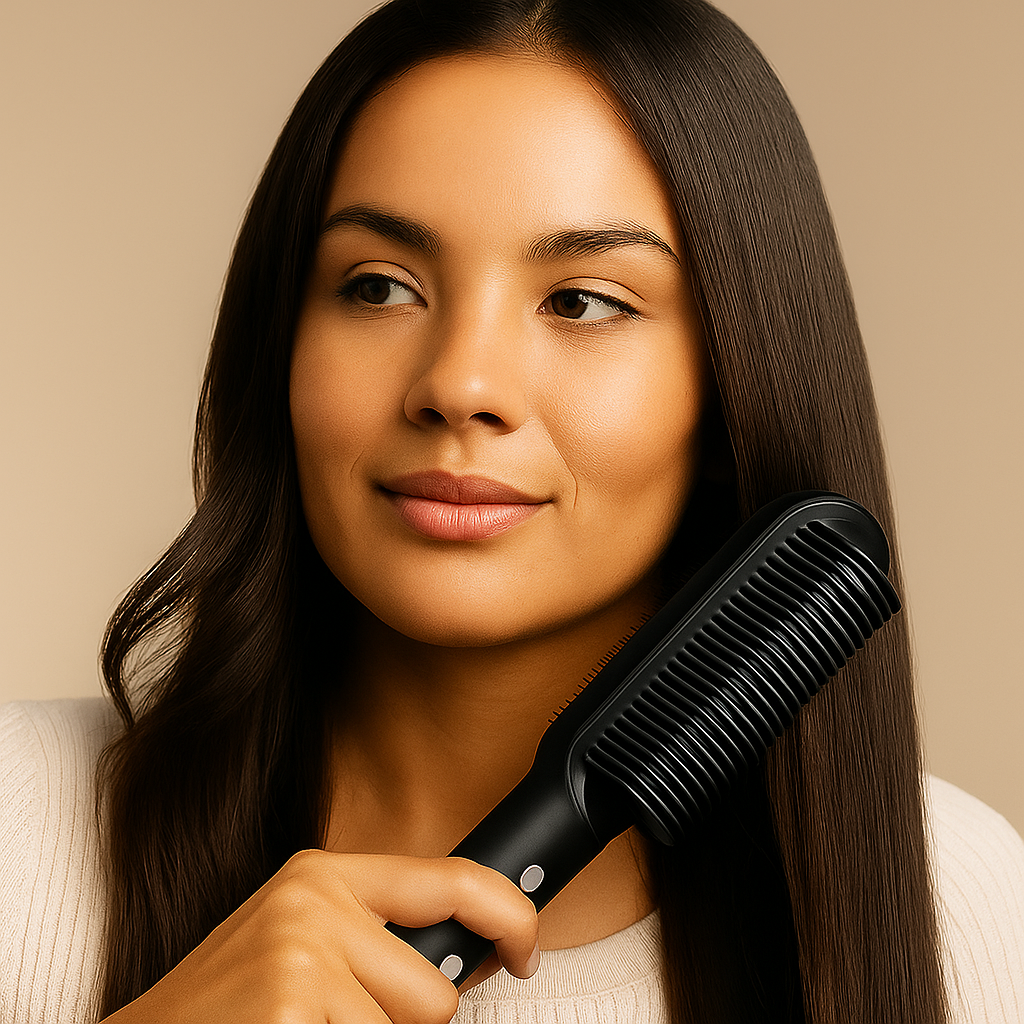 StylePro 2 en 1: Alisa, Moldea y Cuida tu Cabello en Minutos