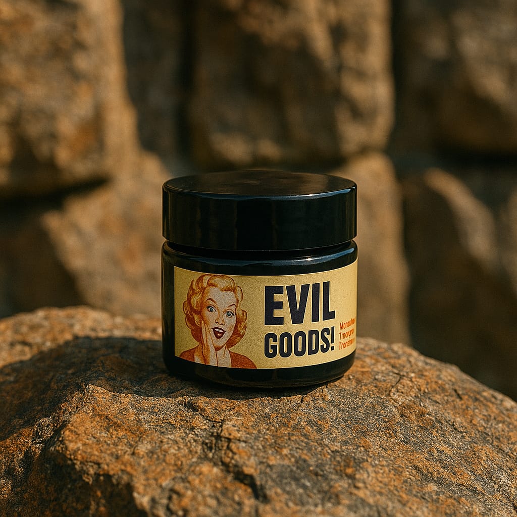 EVIL GOODS! Resalta lo natural del sebo y el efecto rejuvenecedor