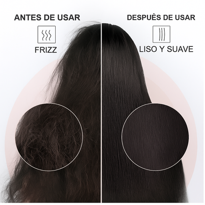 StylePro 2 en 1: Alisa, Moldea y Cuida tu Cabello en Minutos