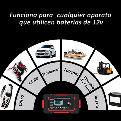 PowerFix™ – Cargador Inteligente y Reparador de Baterías 12V